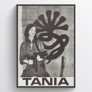 Tania – Symbionese Liberation Army poster, revolt, revolution, socialist, lefist, SLA, vintage protest print, wall decor, antique, art print