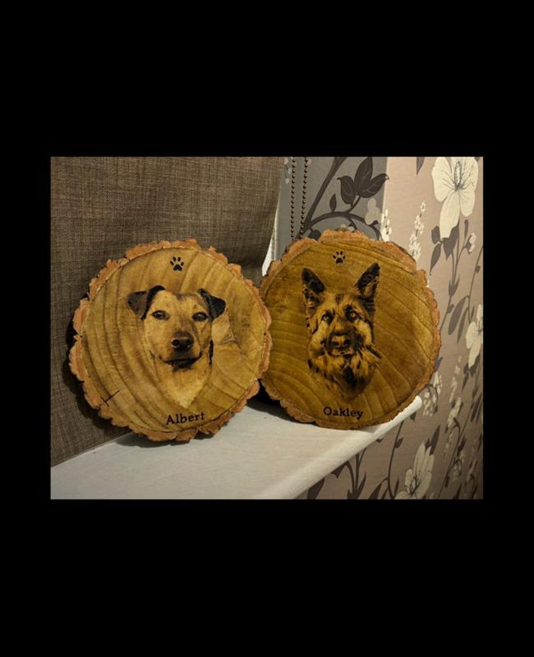 Handmade Bespoke Pyrography Pet Art - Etsy