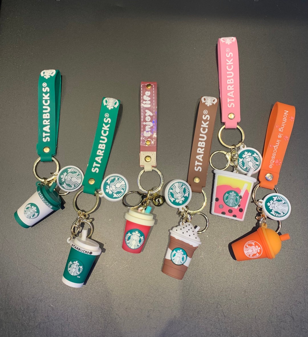 Starbucks Coffee Keychains Etsy