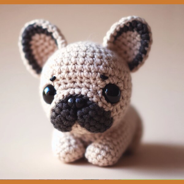 Bulldog Crochet Pattern - Etsy