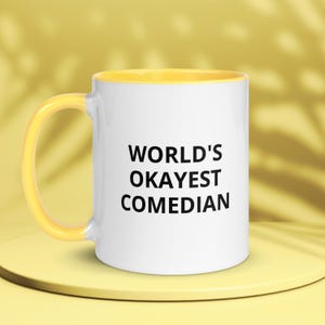Caneca do comediante mais legal do mundo | Presente engraçado para comediante | Canecas atrevidas | Caneca engraçada para comediante | Presente de piada | Canecas engraçadas | Presente para comediante