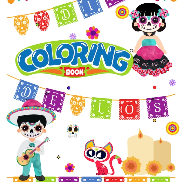 Dia De Los Muertos Coloring Book