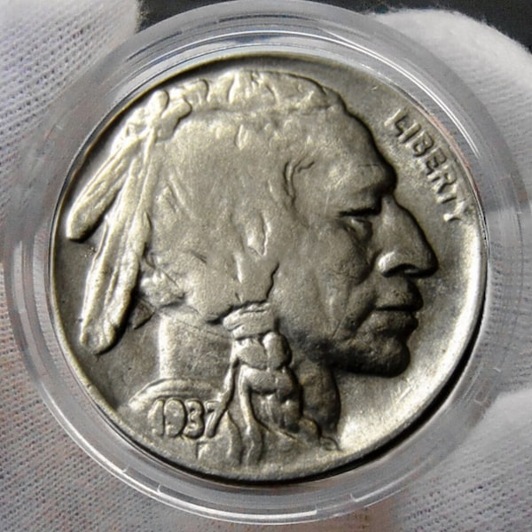 USA 1937-D 3-Legged BUFFALO NICKEL