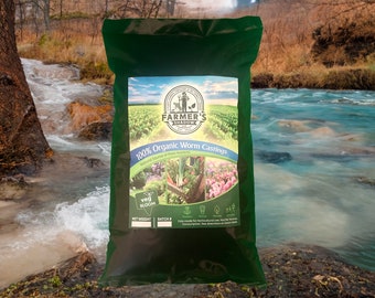 100% Organic Worm Castings 1 Lb
