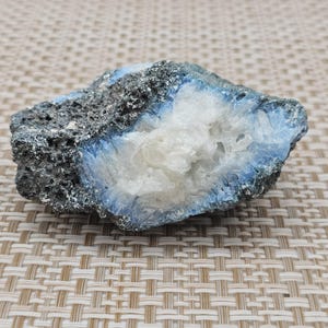 Blue Ice Glacierite Rough Uncut Specimen (#C5) - Raw crystal, new material, lapidary & stone cutting!
