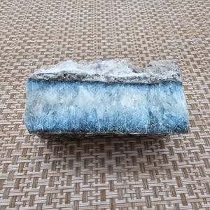 Blue Ice Glacierite Rough Uncut Specimen (#5) - Raw crystal, new material, lapidary & stone cutting!