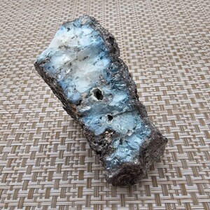 Blue Ice Glacierite Rough Uncut Specimen (#4) - Raw crystal, new material, lapidary & stone cutting!