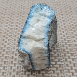 Blue Ice Glacierite Rough Uncut Specimen (#C7) - Raw crystal, new material, lapidary & stone cutting!