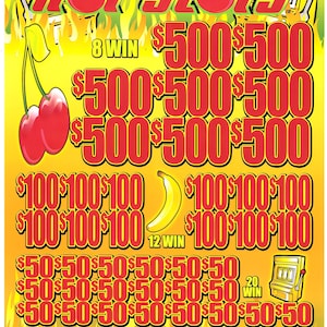 Pull Tab Tickets - Jar Tickets - Game - Hot Slots