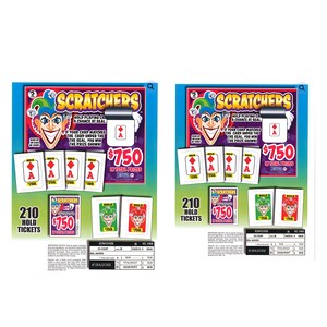 2 Pack - Scratchers - Hard Card - Ticket for Amusement Purposes Only