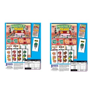 2 PACK - Money Maids - Pull Tab Ticket - Holder - Ticket for Amusement Purposes Only