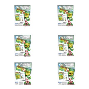 May include: Multiple bingo game ticket packs. Each pack features a green and yellow design with the word "BINGO" and the text "$110". The packs also include the numbers "46" and "25 Play Tickets".