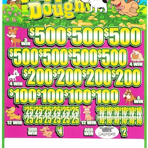 Pull Tab Tickets – Jars – Game - Puppy Dough- 10,020 Ct