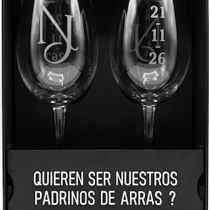 Wedding Proposal Box SVG, Laser Cut File Digital Download, Padrinos de Lazo Arras Box Vector, Glowforge SVG, Custom Wedding Box DXFLightburn