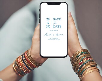 Minimalist Save The Date Digital Template