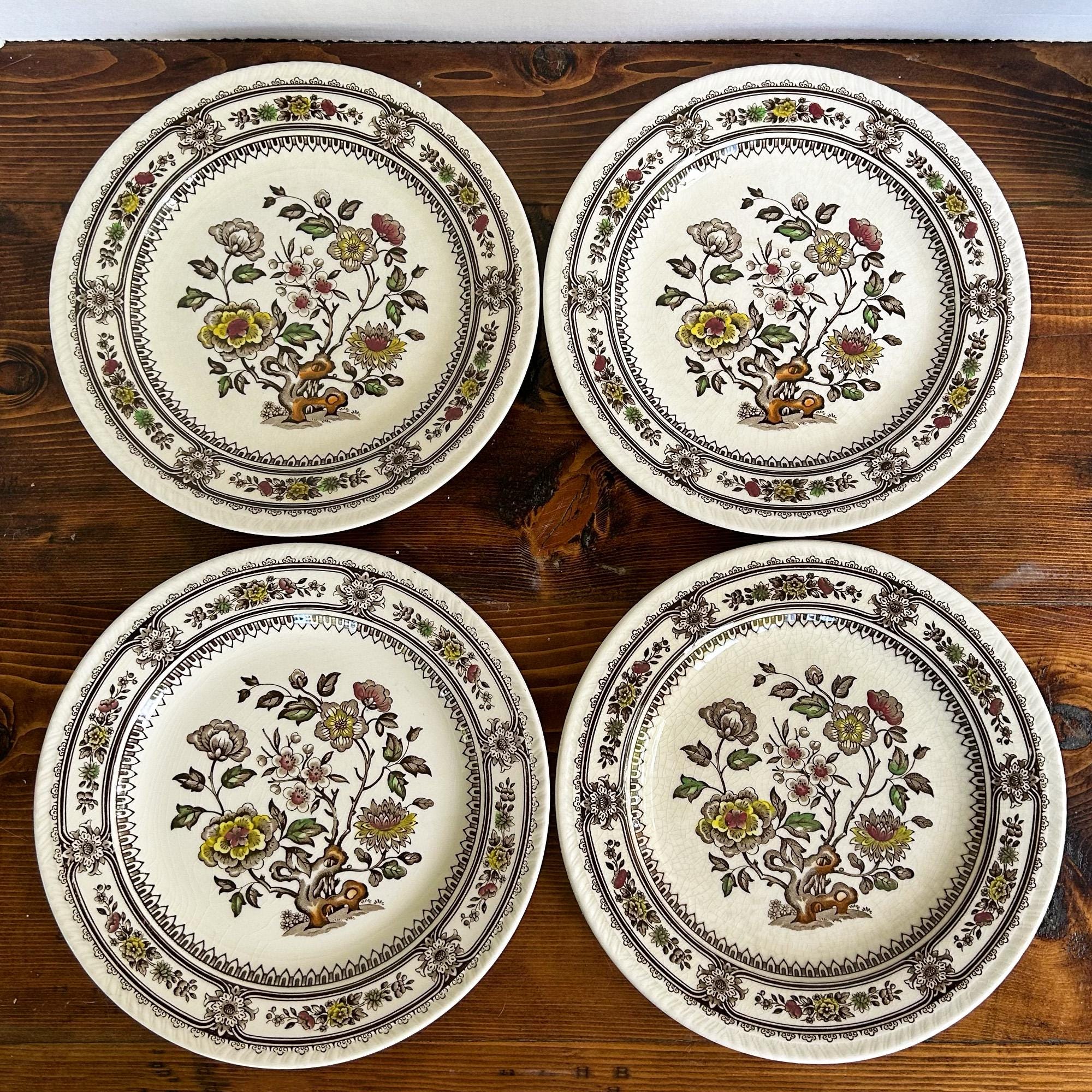 【BURSLEM】アンティーク　プレート BURSLEM】アンティーク プレート