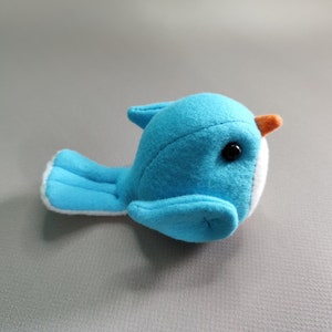 PDF sewing pattern Bird, plush toy bird sewing pattern_ bird of fleece, stuff bird, little plush bird