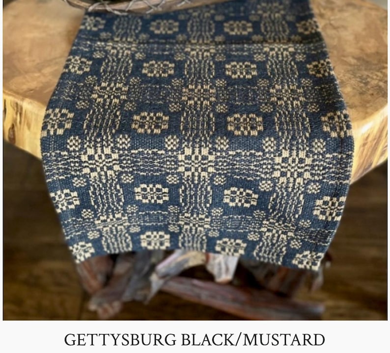 Assorted Table Runners Assorted - Gettysburg Woven Primitive Table Runner - Etsy