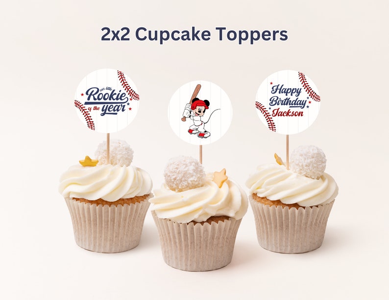 Editable Rookie of the Year FIRST BIRTHDAY Party Bundle Baseball 1st ...