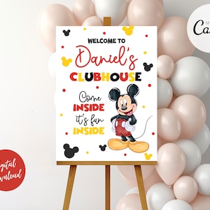 Oh Twodles modificabile cartello di benvenuto per il compleanno di un ragazzo, invito per il secondo compleanno, simpatico topo, festa del secondo compleanno, invito per il compleanno di Topolino Oh Twodles