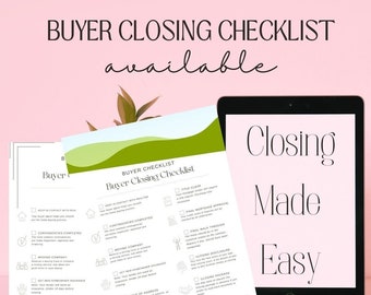 Real Estate Closing Checklist Canva Template - Streamline Your Transactions Instantly
