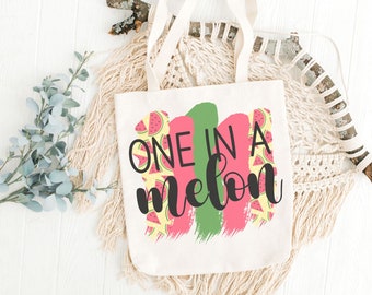 Neon 'One in a Melon' Digital PNG: Vibrant Crafting Delight!