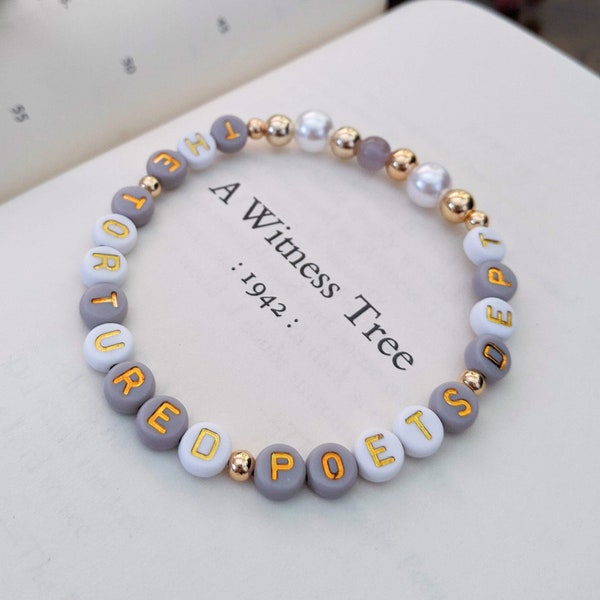 The Tortured Poets Dept | Beaded Friendship Bracelet | TTPD