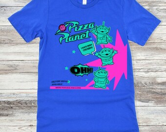 Pizza Planet Toy Story Shirt,Disney Toy Story Alien Shirt,Pizza Planet Tee, Toy Story Family Shirts, Disneyland Shirt 2024