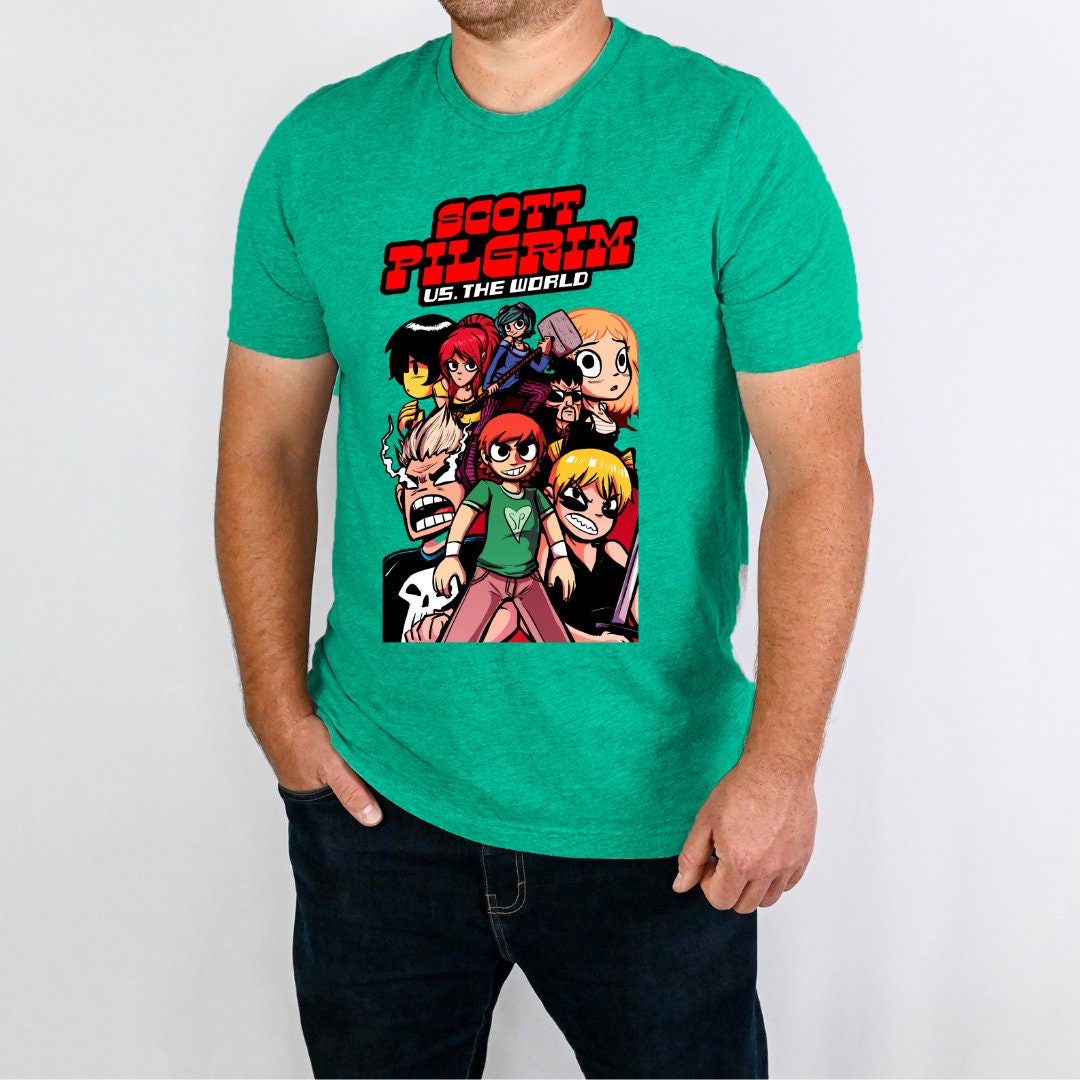 Scott Pilgrim Shirt, Scott Pilgrim Vs the World Tshirt, Scott Pilgrim Tee, Geek, Gift for Gamer