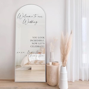 Wedding Selfie Mirror - You Look Incredible - Welcome Mirror - DIY