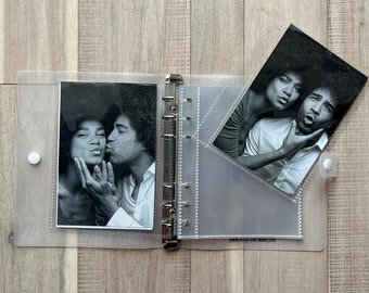 Álbum de fotos de 6 anillas, 4x6, CUARZO
