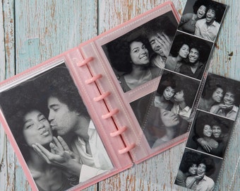 Create Your Own Discbound Photo Album For 2x6 Photo Booth Photos, 3x4 Pictures, 4x6 Prints - Mix And Combine!- PEACH COVER