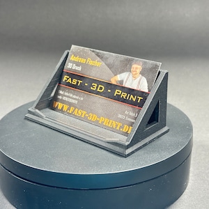 Moderner Visitenkartenhalter aus hochwertigem 3D-Druck