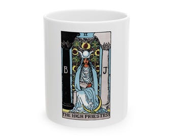 The High Priestess tarot card Mug | Ceramic Mug 11oz 15oz
