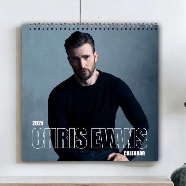 Chris Evans 2024 Calendar Etsy