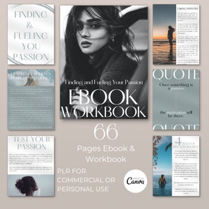 PLR EBook Canva Template, Editable Coaching Workbook Template, Canva Template, Course Guide, Lead Magnet, Resell, Commercial Rights