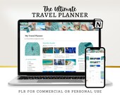 PLR Travel Planner Notion Template: Trip Planning Tool