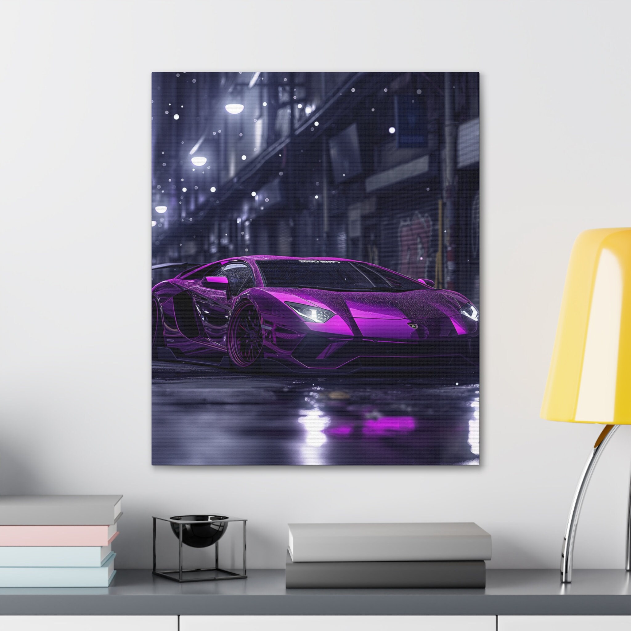Aventador Canvas Car Wall Art Car Print on Canvas Gifts for