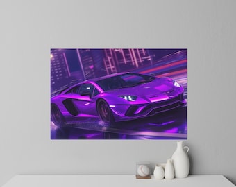 Lamborghini Aventador Wall Decal - Bedroom Wall Decor - Removable Wall Sticker - Boys Bedroom Wall Art - Gifts For Him - Man Cave Wall Art