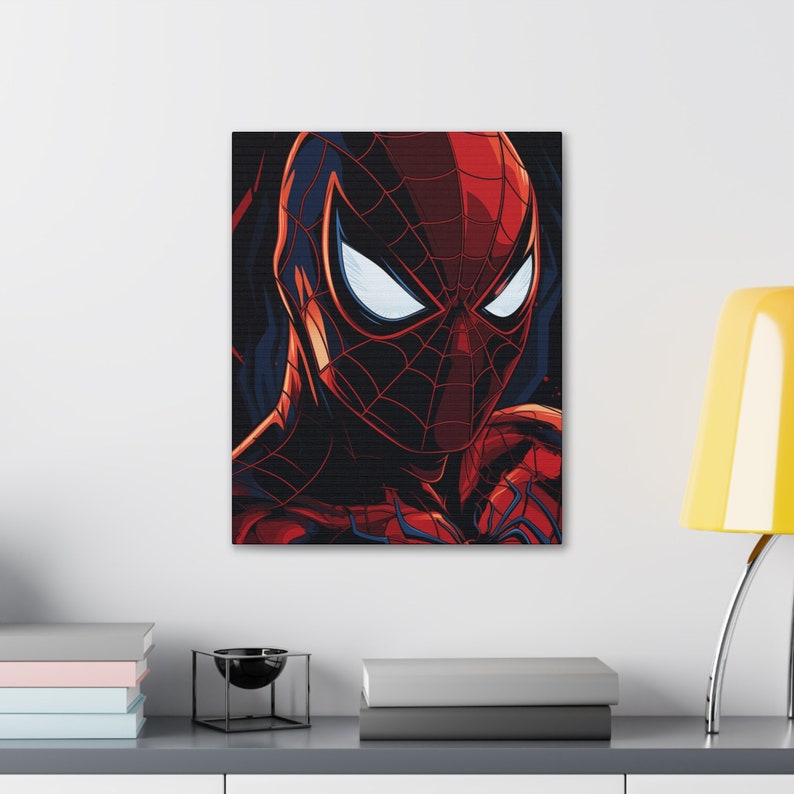 Spiderman Canvas Marvel Wall Art Superhero Print on Canvas Gifts for