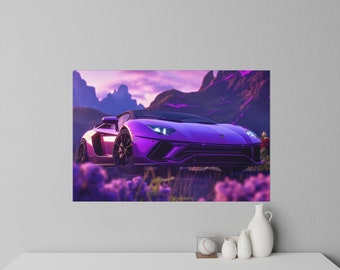 Lamborghini Aventador Wall Decal - Bedroom Wall Decor - Removable Wall Sticker - Boys Bedroom Wall Art - Gifts For Him - Man Cave Wall Art