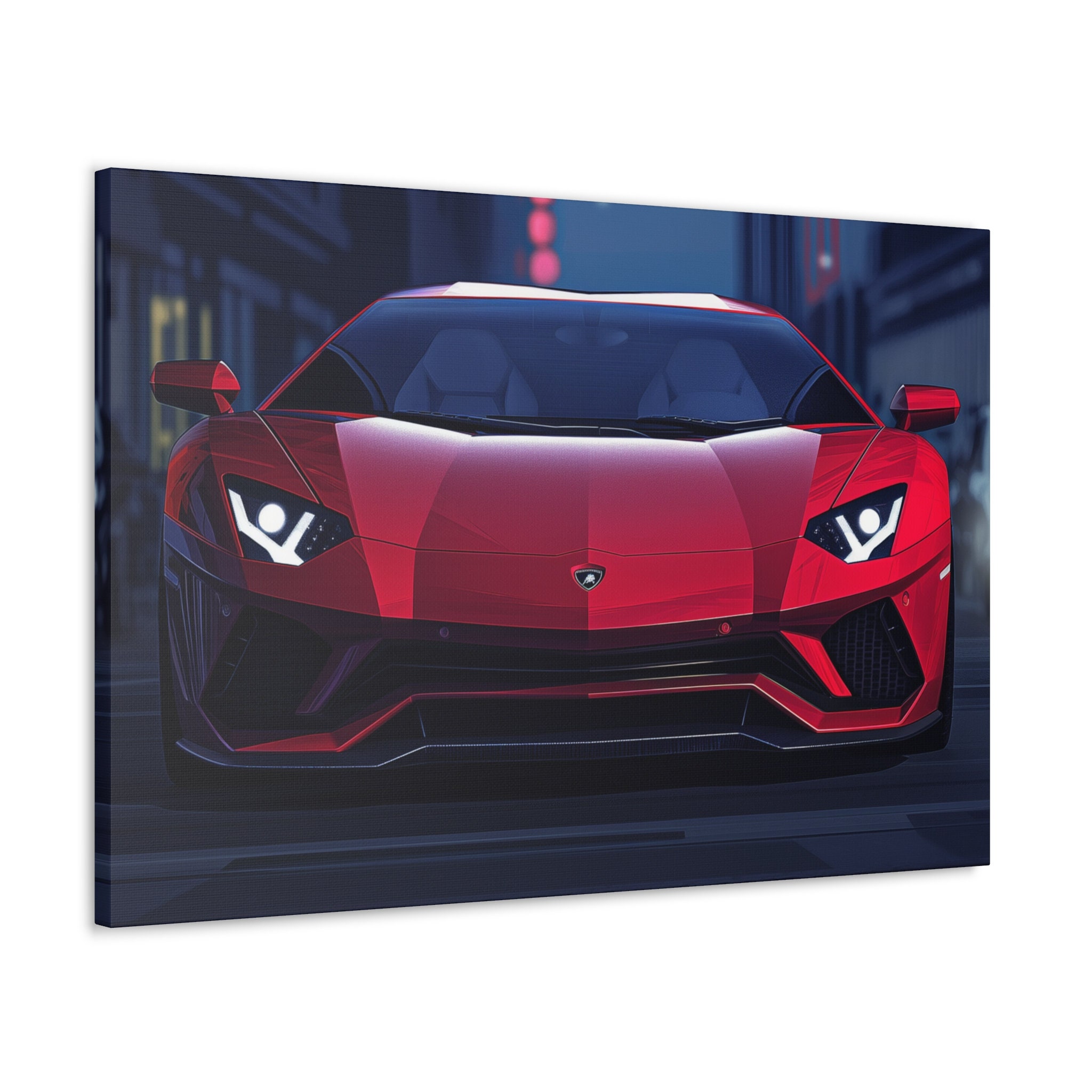 Aventador Canvas Car Wall Art Car Print on Canvas Gifts for