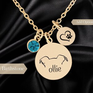Personalized Dog Ears Necklace, Dog name necklace, Gift for dog mom, Custom Dog mom gift, Custom Pet Jewelry, Pet name necklace,Pet Memorial