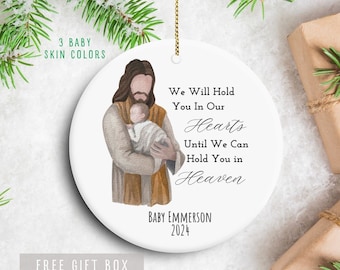 Miscarriage Ornament Gift, Infant Loss Ornament, Baby Memorial, Christian miscarriage, Sympathy Gift for Stillborn, Pregnancy Loss Ornament