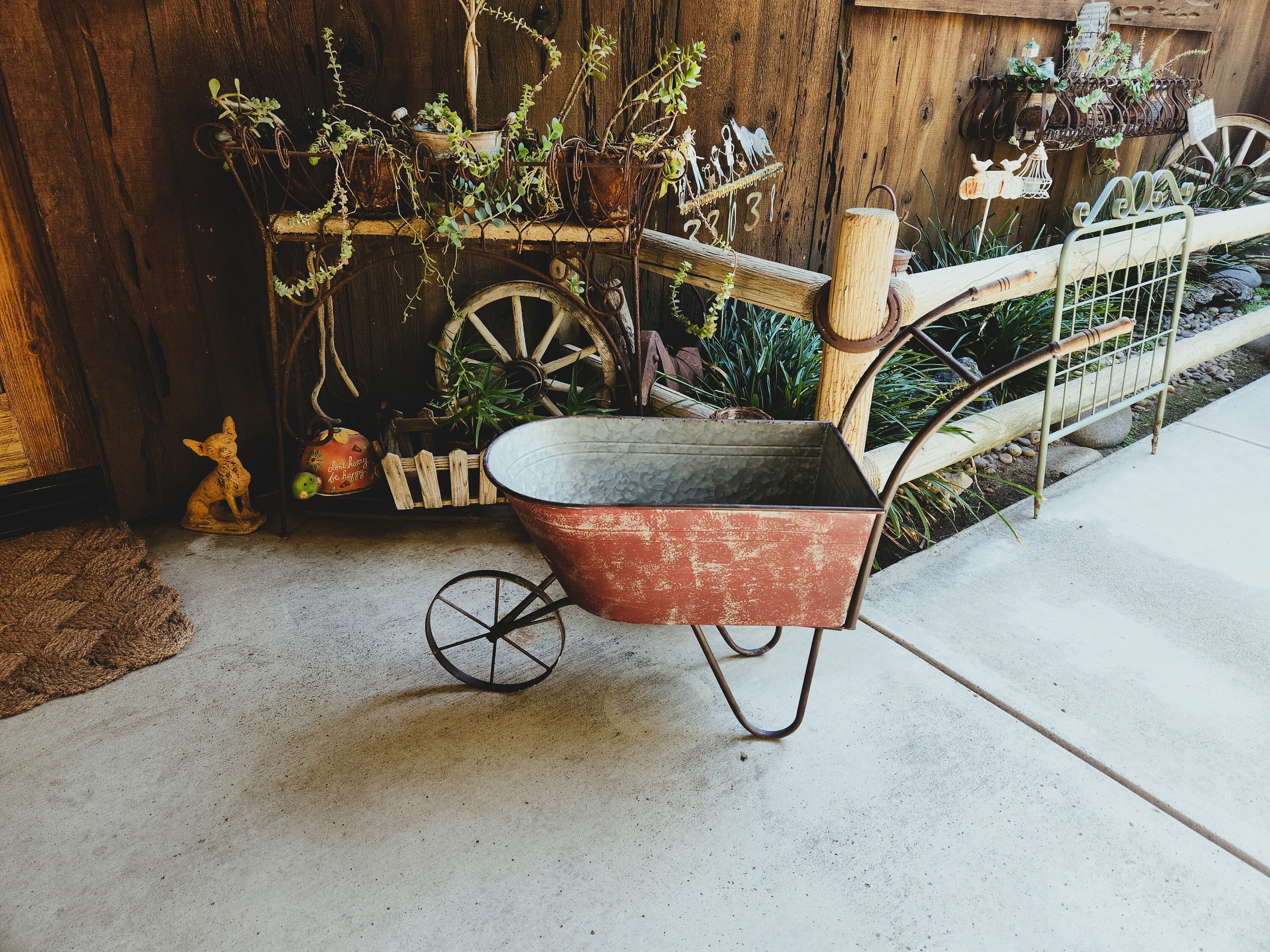 Antique Wheelbarrow Etsy