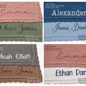 custom blanket baby, custom name blanket, embroidered blankets, baby girl blanket, custom baby name, personalized blanket, blanket with name, newborn gift, baby boy blanket, custom blanket