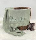 Personalized Baby Blanket, Gift for Baby, Baby Shower Gift, Embroidered name Blanket, Custom Baby Name Blanket, Newborn Blanket product logo