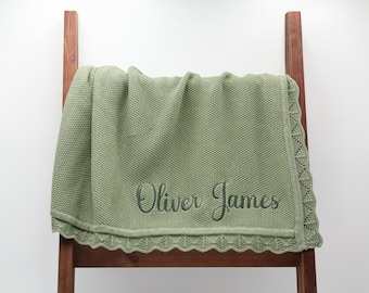 Personalized Baby Blanket, Gift for Baby, Baby Shower Gift, Embroidered name Blanket, Custom Baby Name Blanket, Newborn Blanket