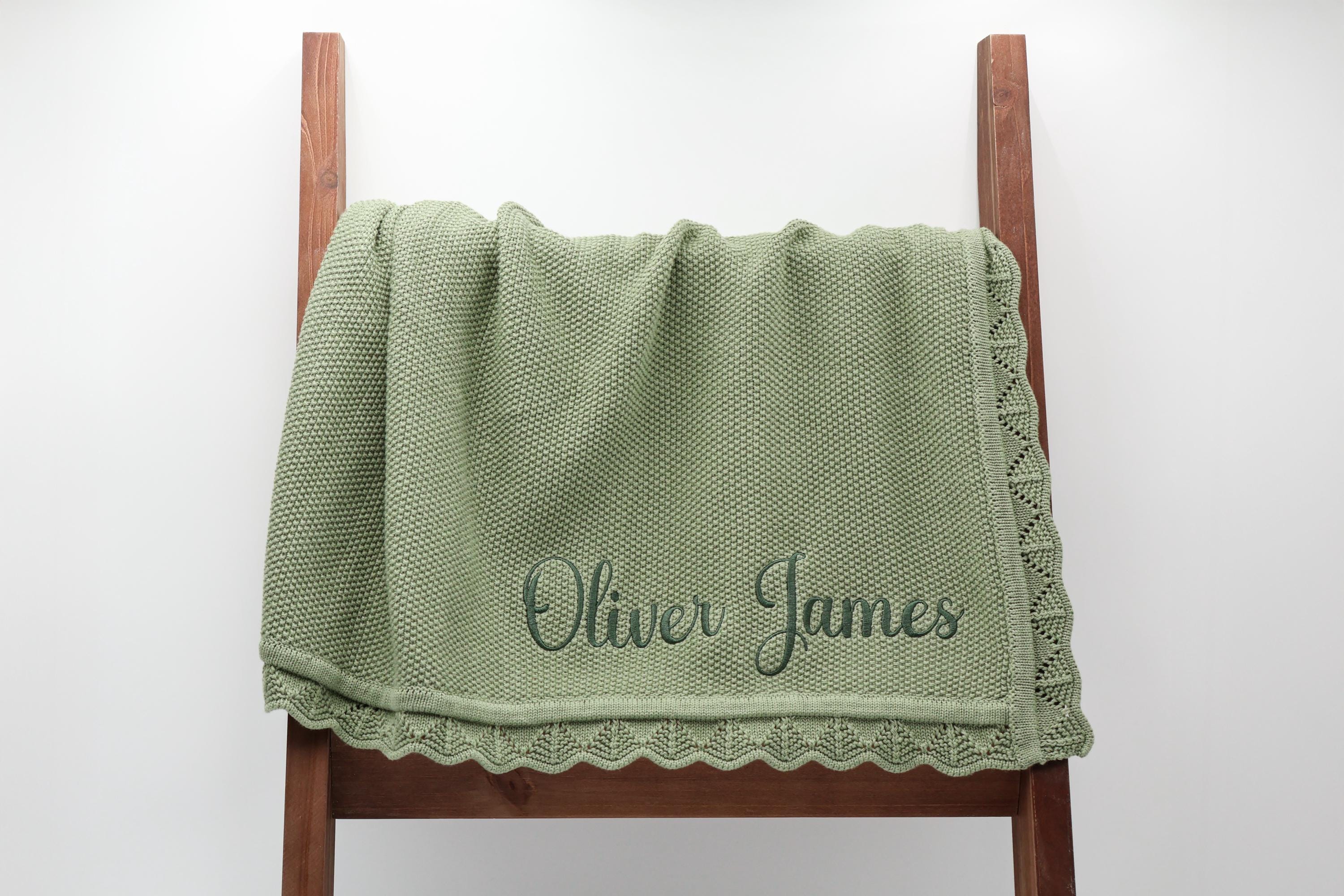 Personalized Baby Blanket, Gift for Baby, Baby Shower Gift, Embroidered name Blanket, Custom Baby Name Blanket, Newborn Blanket