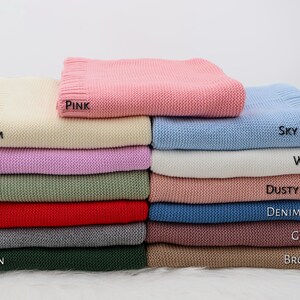 Personalized Baby Blanket, Gift for Baby, Baby Shower Gift, Embroidered name Blanket, Custom Baby Name Blanket, Newborn Blanket